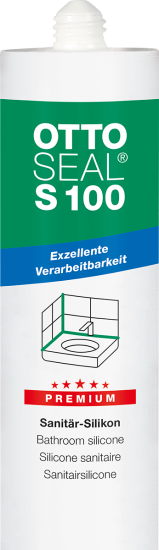 OTTOSEAL® S 100 Prémium fürdőszoba -szaniter szilikon (ecetsavas)