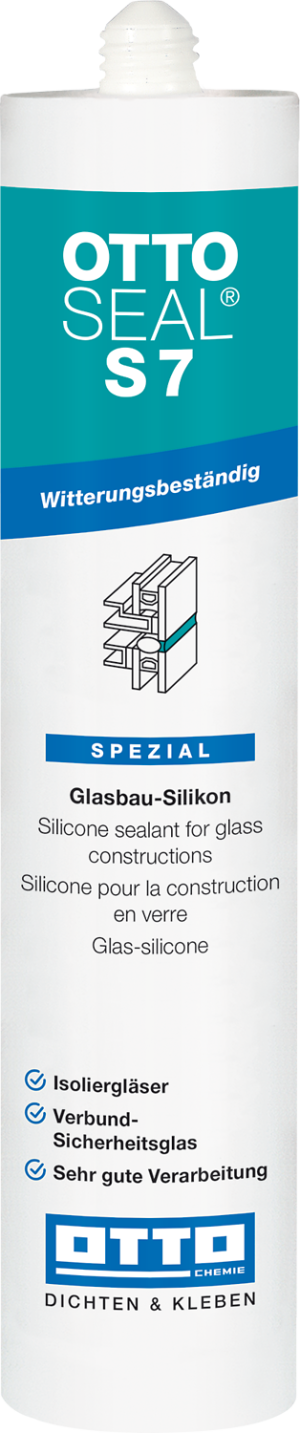 OTTOSEAL® S 7 - Időjárásálló üvegépítészeti szilikon (neutrális)