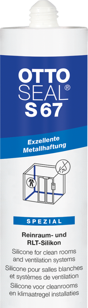 OTTOSEAL® S 67 - Tiszta helyiség / élelmiszeripari, RLT (HVAC) szilikon (neutrális)