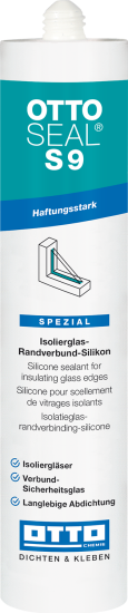 OTTOSEAL® S9 - Szilikon - hőszigetelő üveg peremcsatlakozásaihoz (neutrális)
