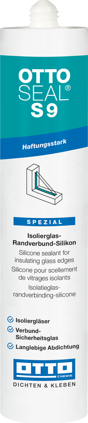 OTTOSEAL® S9 - Szilikon - hőszigetelő üveg peremcsatlakozásaihoz (neutrális)