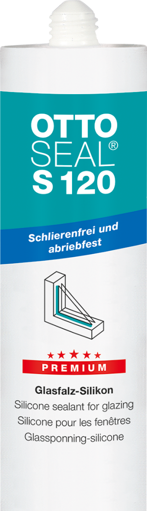 OTTOSEAL® S 120 - Prémium üvegfalc szilikon (neutrális)