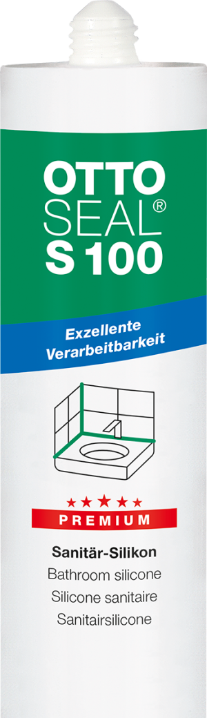 OTTOSEAL® S 100 Prémium fürdőszoba -szaniter szilikon (ecetsavas)